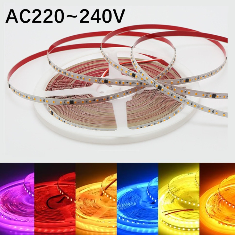 Actinic Blue Led - 220V LED-Streifen 2835 120LEDs/m Heimbeleuchtungsstreifen Rot