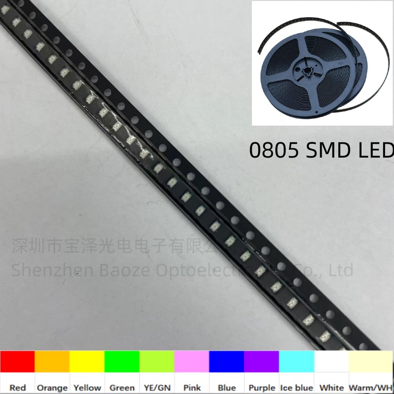Actinic Blue Led - 0805 SMD LED Rot Gelb Grün