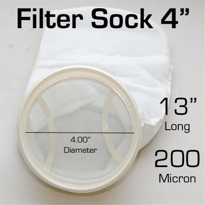 Marine X Aquarium - Odyssea 200 Mikron Filtersocke S 4