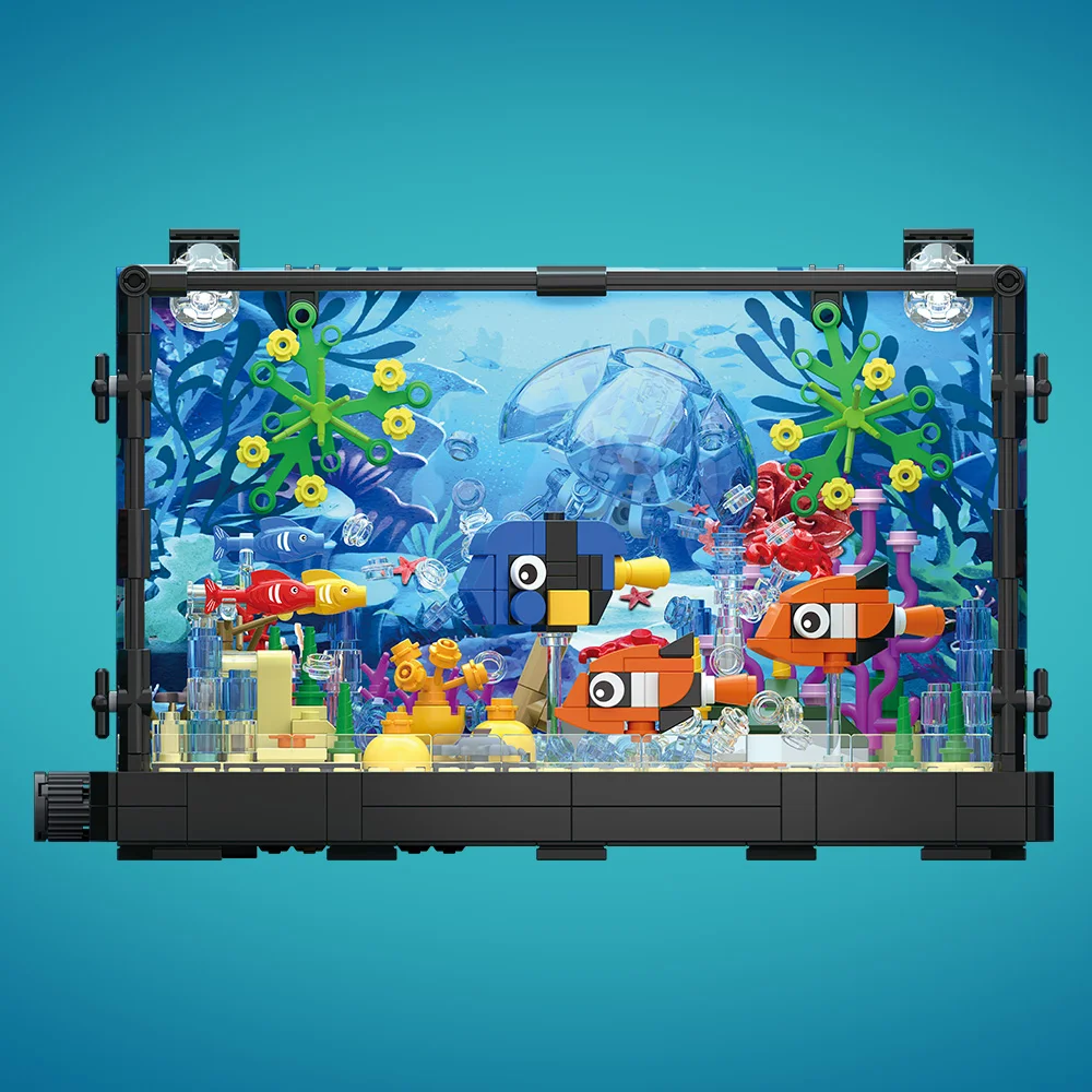 Aquarium-Baustein-Set mit Lich – Marine Aquarium Cube Bewertung und Preis