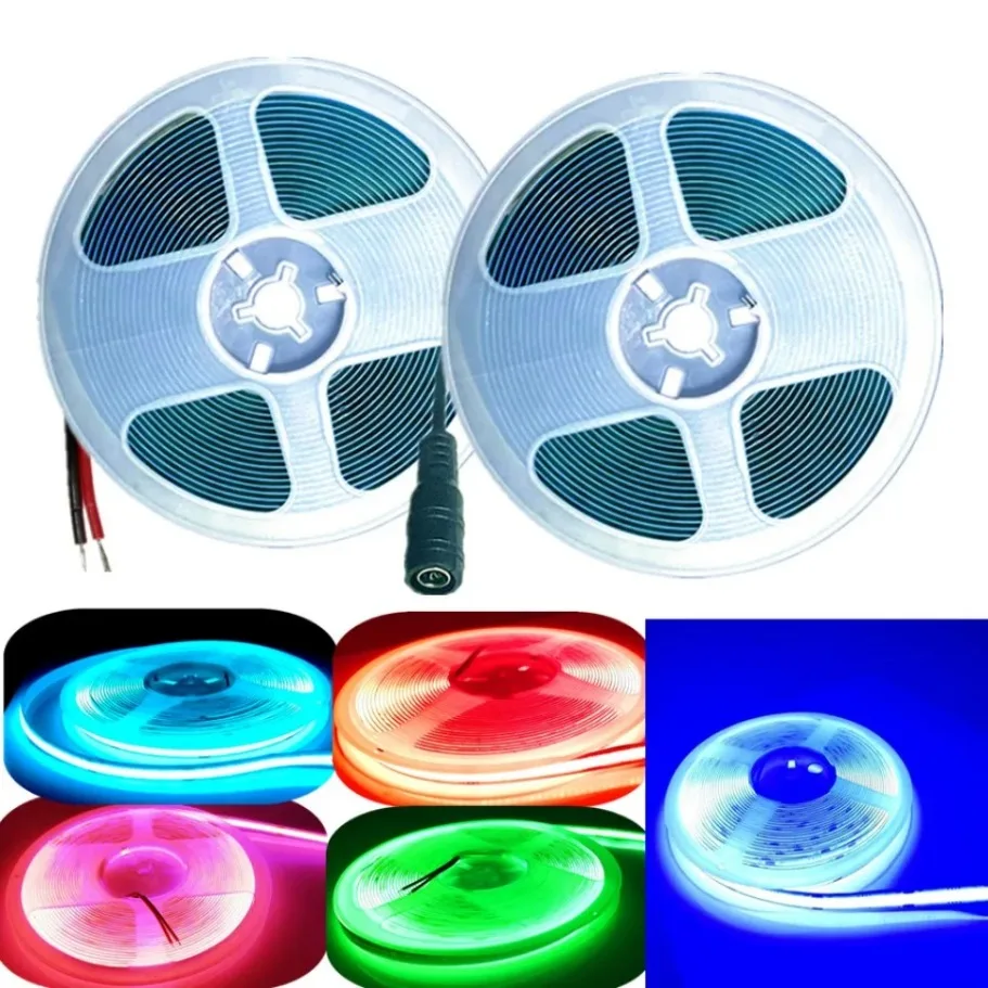 DC 12V 24V COB-Streifen 320LED – Actinic Blue Led Bewertung und Preis