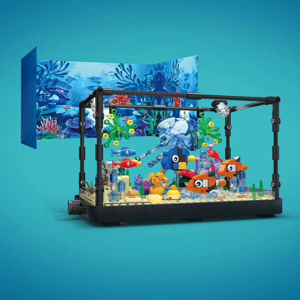 Aquarium-Baustein-Set mit Lich – Marine Aquarium Cube Bewertung und Preis