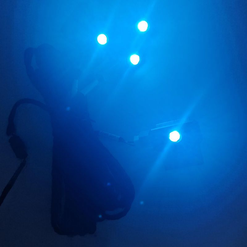 4PCS LED Auto Innen Atmosphäre – Actinic Blue Led Bewertung und Preis