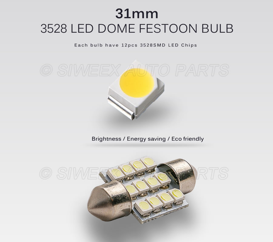 31mm 3528 1210 SMD 12 LED Auto – Actinic Blue Led Bewertung und Preis